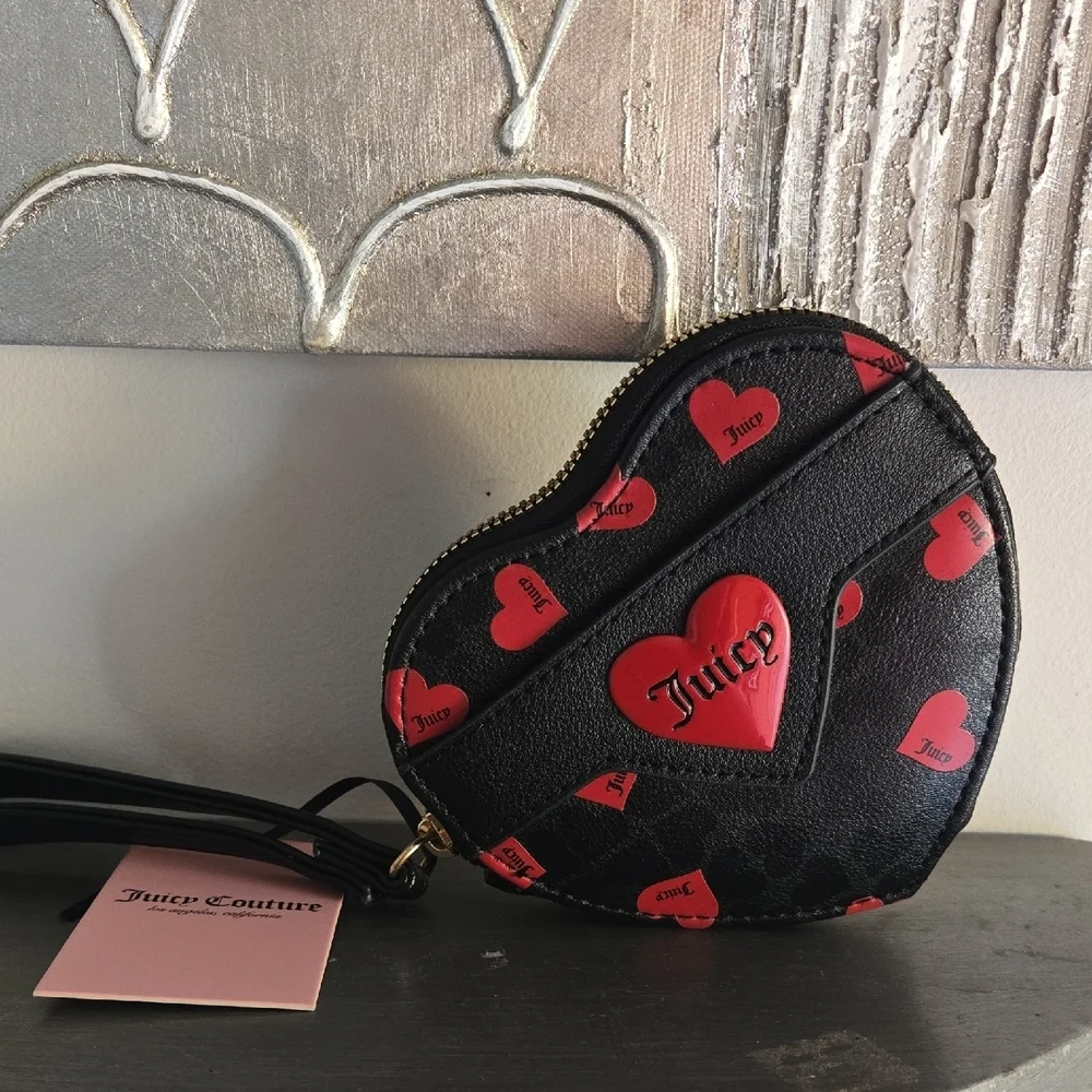 Juicy Couture Heart-Shaped Wristlet